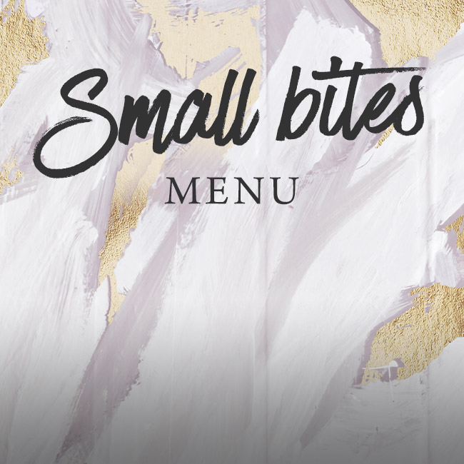 Small Bites menu at The Rambler's Rest 
